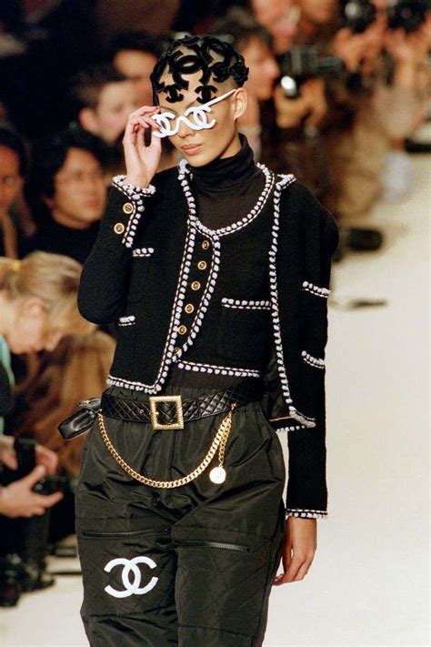 90s chanel fashion show|vintage Chanel bags 1990.